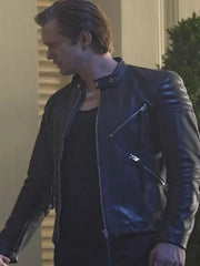 True Blood Alexander Skarsgard Black Leather Jacket