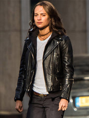 ALICIA VIKANDER TOMB RAIDER LEATHER JACKET