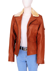 AMELIA EARHART NIGHT AT THE MUSEUM 2 LEATHER JACKET