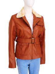 AMELIA EARHART NIGHT AT THE MUSEUM 2 LEATHER JACKET