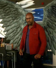 Amenadiel Lucifer Red Cotton Jacket