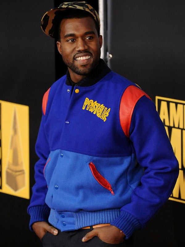 Kanye West Pastelle Varsity Jacket