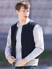 Baby Driver Ansel Elgort Varsity Jacket
