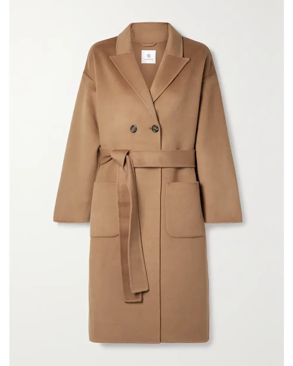 Anyone But You Sydney Sweeney Brown Wool Trench Coat