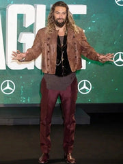 JASON MOMOA JUSTICE LEAGUE LEATHER JACKET