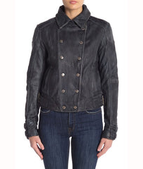 Arrow S07 E13 Dinah Drake Studded Leather Jacket