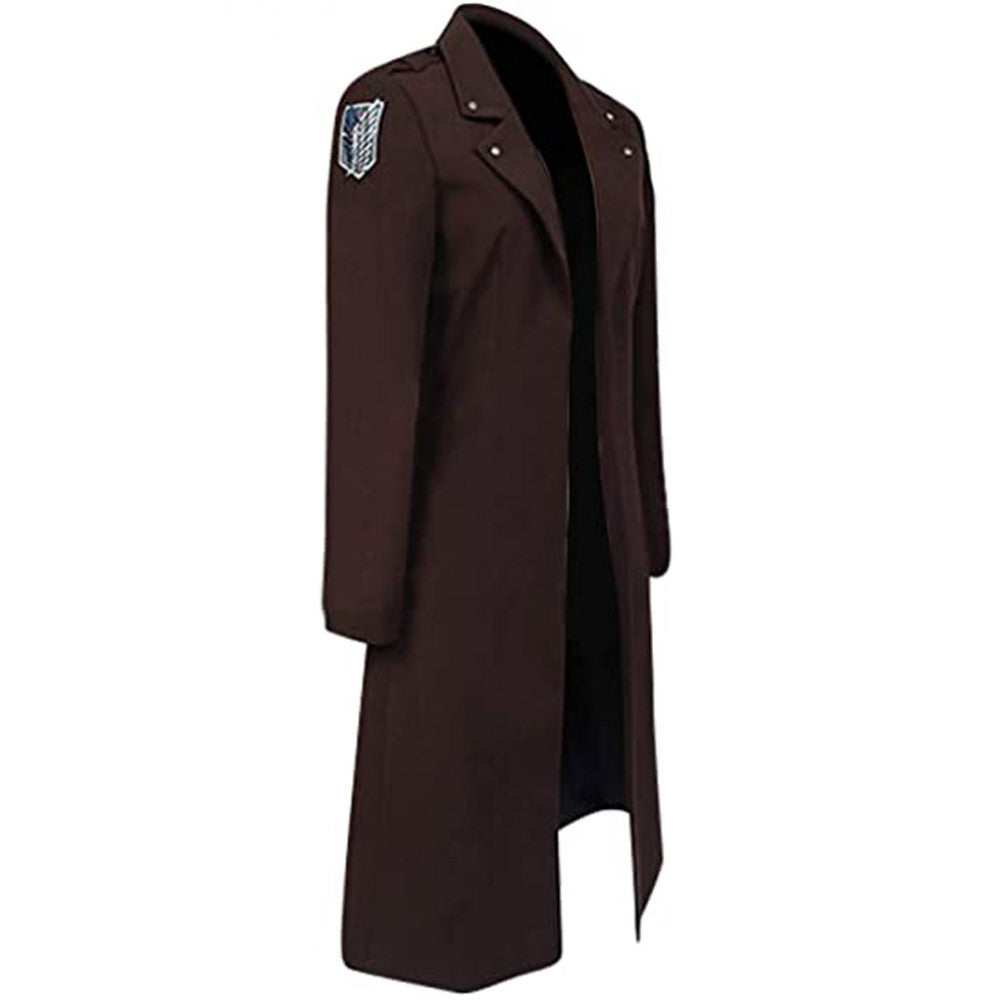 Eren Yeager Attack on Titan Brown Trench Coat