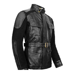 Avengers Age of Ultron Nick Fury Black Leather Jacket