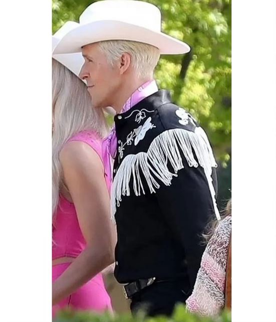 Barbie-2023-Ryan-Gosling-Black-Cowboy-Jacket-8