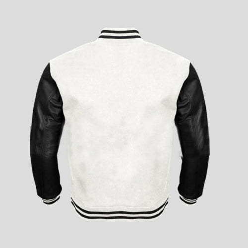 Baseball Varsity Multi-color Wool Letterman Bomber Jacket