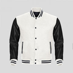 Baseball Varsity Multi-color Wool Letterman Bomber Jacket