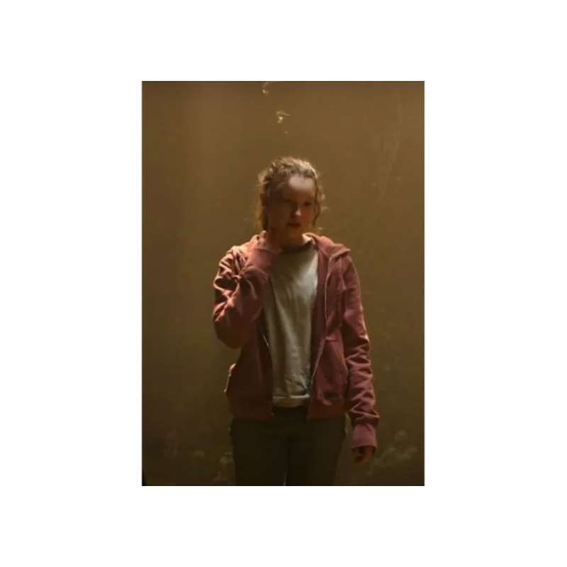 Bella Ramsey Ellie Williams Pink Jacket