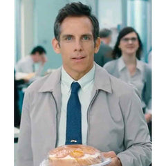 Ben Stiller The Secret Life Of Walter Mitty Gray Cotton Jacket