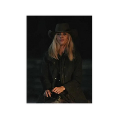 Beth Dutton Black Yellowstone Season 5 Cotton Jacket