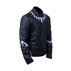 Black Panther Chadwick Boseman Avengers Leather Jacket