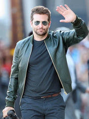 Bradley Cooper Bomber Leather Jacket
