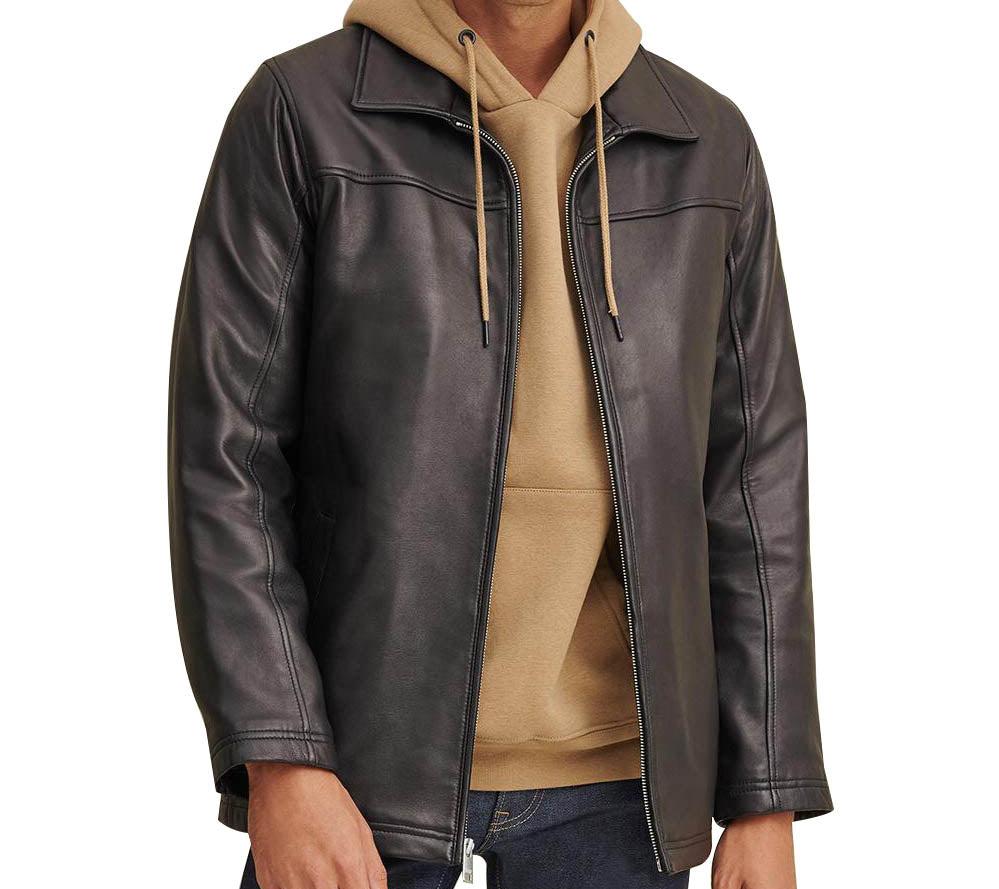 Bruce Leather Jacket with Thinsulate Lining