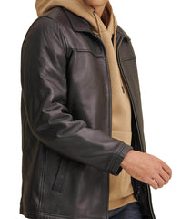 Bruce Leather Jacket with Thinsulate Lining