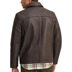 Brown Lined Leather Jacket