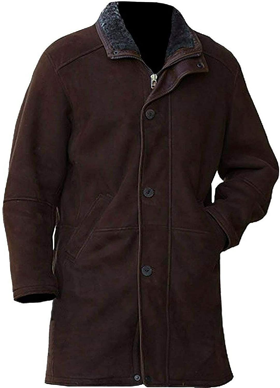 Buy-Sheriff-Walt-Robert-Taylor-Dark-Brown-Suede-Leather-Coat