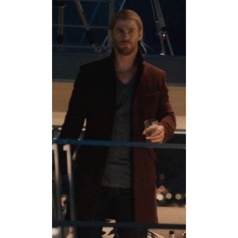CHRIS HEMSWORTH AVENGERS AGE OF ULTRON Brown COAT