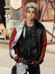 Cameron Boyce Descendants Shearling Leather Jacket
