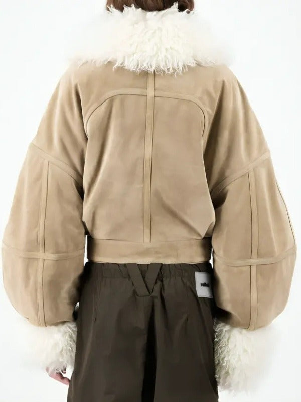 Camille-Razat-Emily-in-Paris-S04-Camille-Suede-Faux-Fur-Trim-Jacket