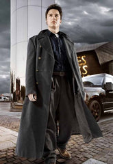 Doctor Who John Barrowman Grey Wool Coat