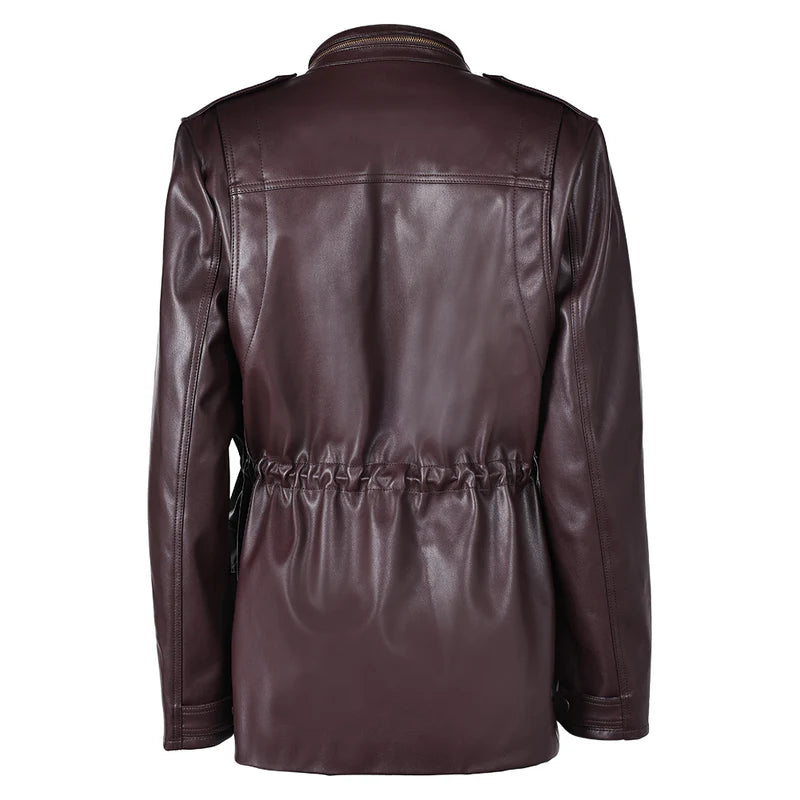 Carol Peletier The Walking Dead Brown Leather Jacket