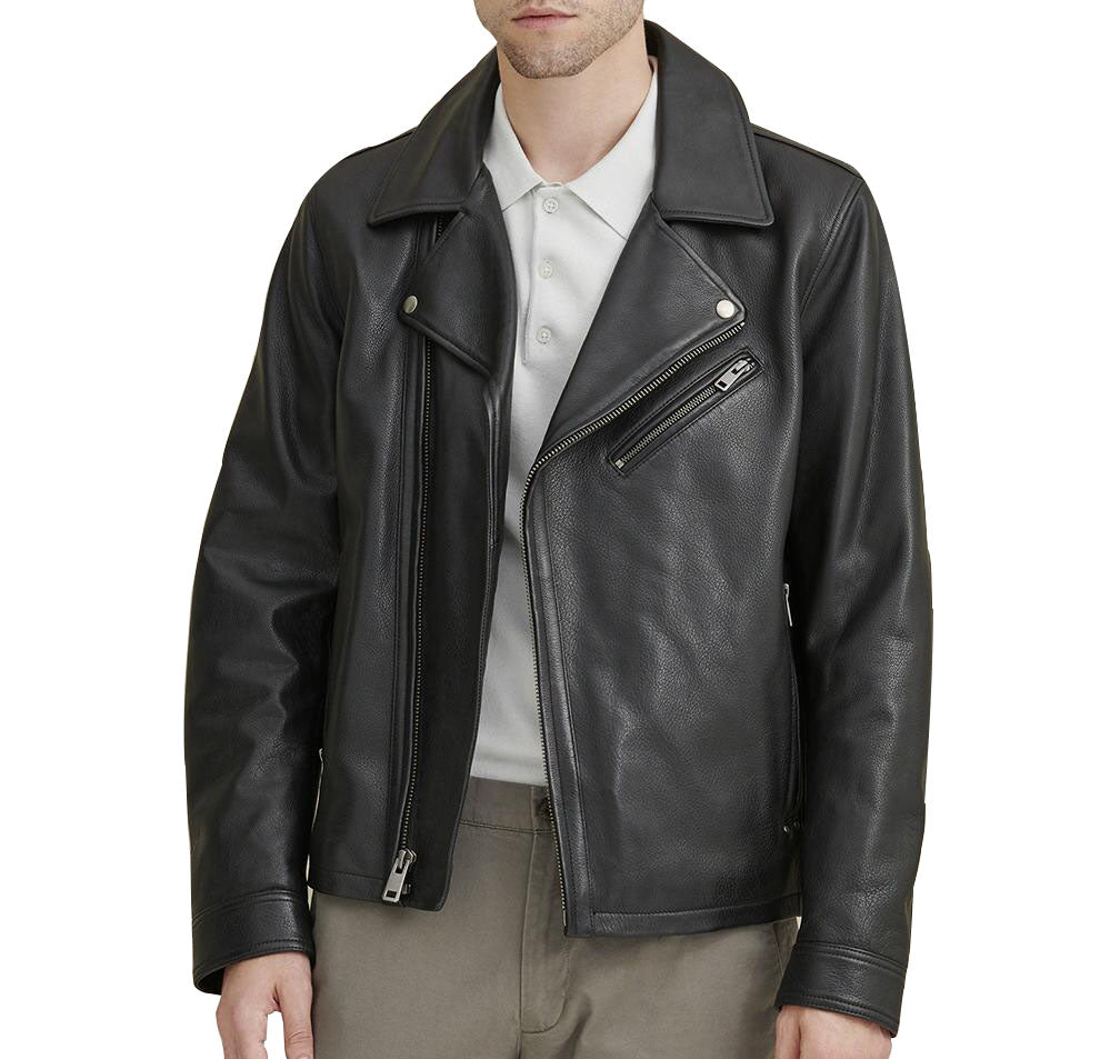 Charlie Leather Moto Jacket