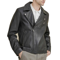 Charlie Leather Moto Jacket