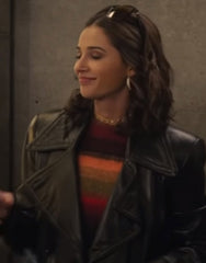 Charlie’s Angels Naomi Scott Black Leather Jackets