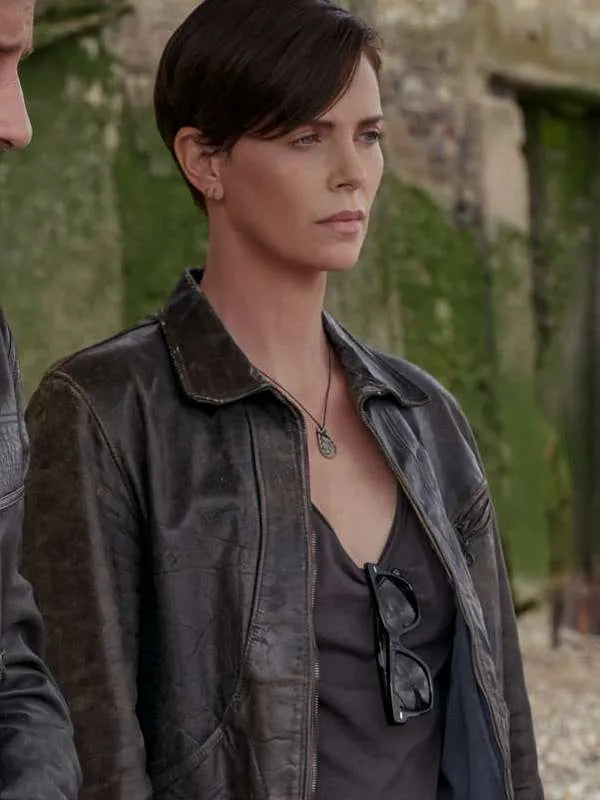 The Old Guard Charlize Theron Leather Jacket