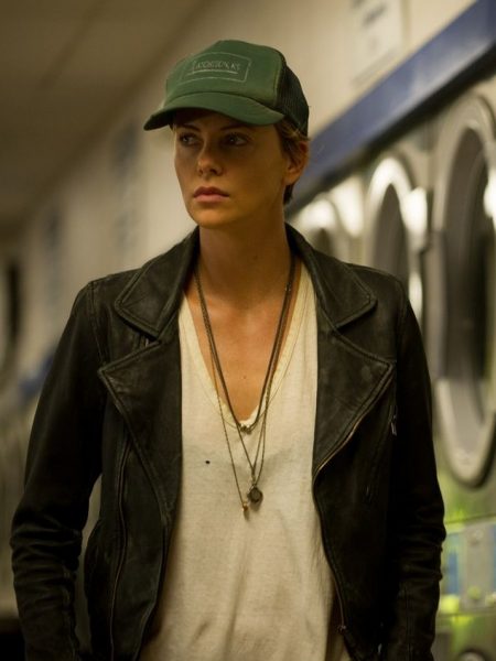Charlize Theron Dark Places Leather Jacket