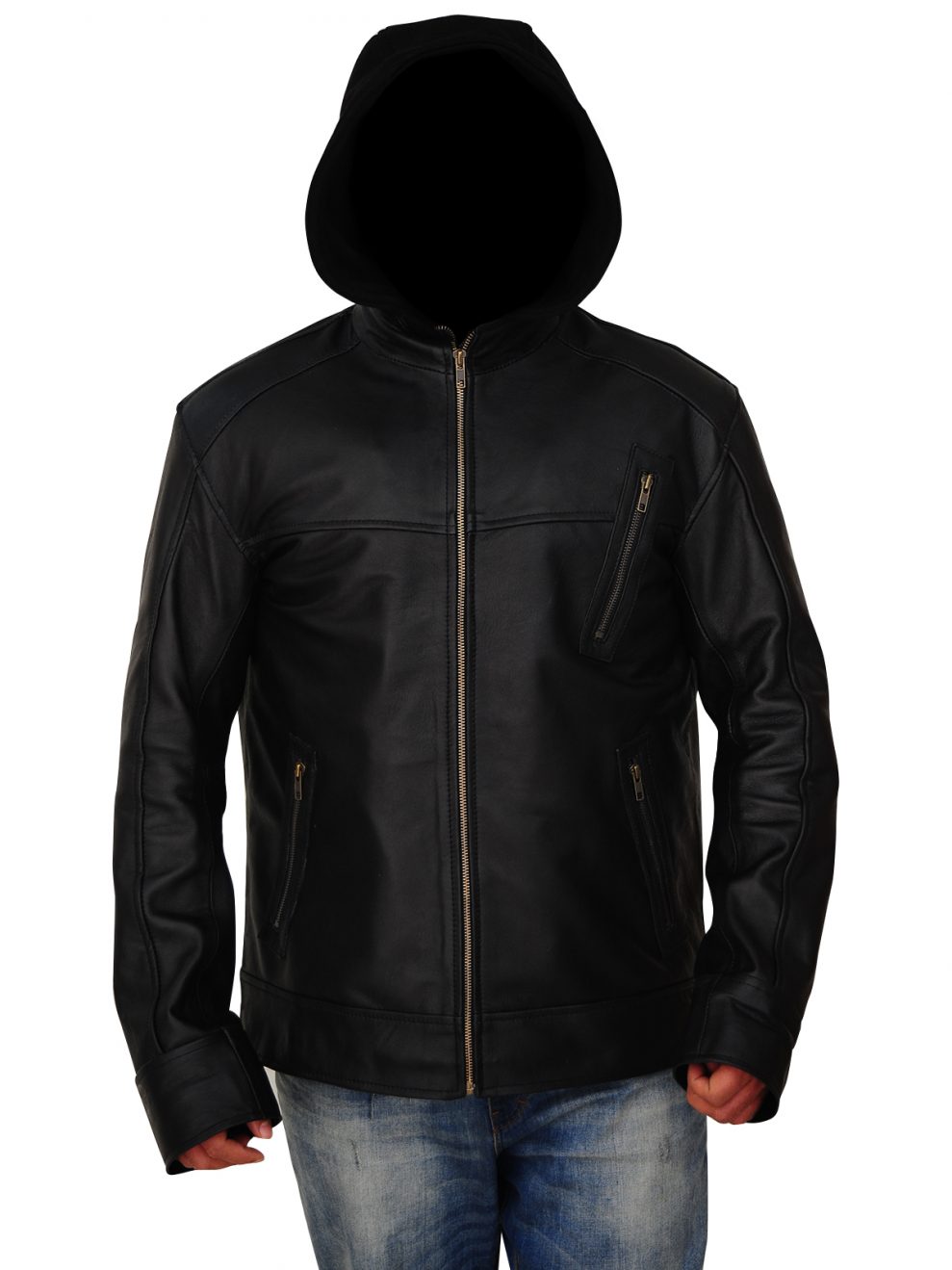 CHICAGO PD BLACK LEATHER JACKET