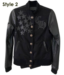 Chrome Hearts Letterman Bomber Jacket Style 2