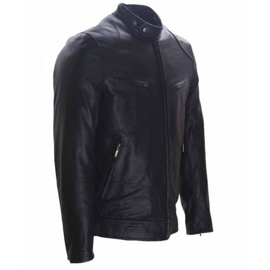 Donnie Yen Flash Point Black Leather Jacket
