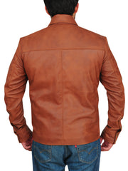 MADS MIKKELSEN TV HANNIBAL LEATHER JACKET