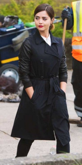 Dr Who Clara Oswald Double Breasted Coat
