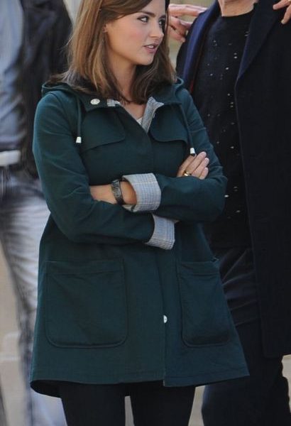 Dr Who Jenna Coleman Green Coat