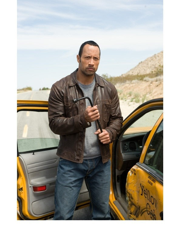 DWAYNE JOHNSON RACE TO WITCH MOUNTAIN LEATHER JACKET