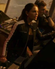 Eiza Gonzalez Godzilla vs Kong Black Jacket