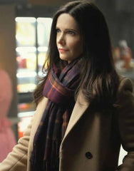 ELIZABETH TULLOCH SUPERMAN AND LOIS COAT