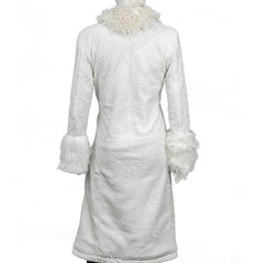 Emily in Paris Mindy Chen White Wool Trench Coat