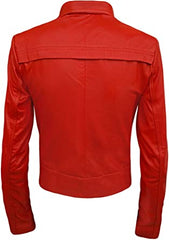 Women's Shirt Style Leather Jacket