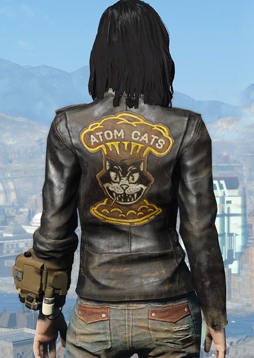 Fallout-4-Atom-Cats-Black-Motorcycle-Rider-Leather-Jacket