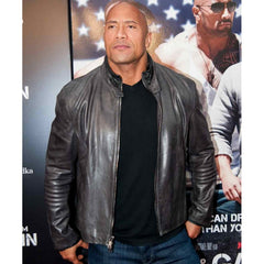 Fast And Furious 7 Dwayne Johnson Leather Jacket