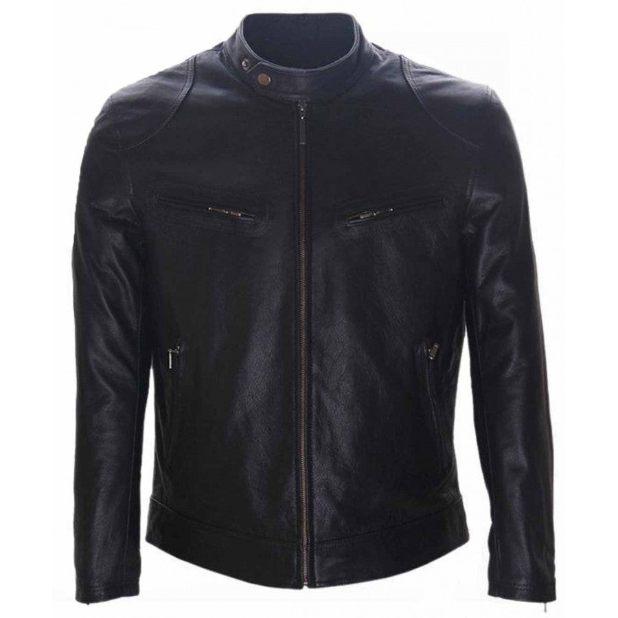 Flash Point Donnie Yen Black Leather Jacket