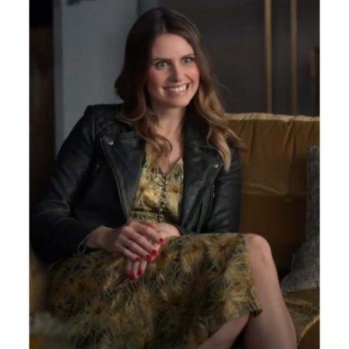 Ellie Taylor Black Leather Jacket