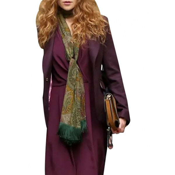 The Undoing Nicole Kidman Purple Blazer Suit Coat